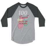 100 Sweet Days raglan shirt