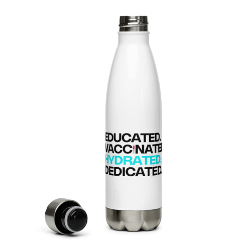 Educated & More Stainless Steel Water Bottle